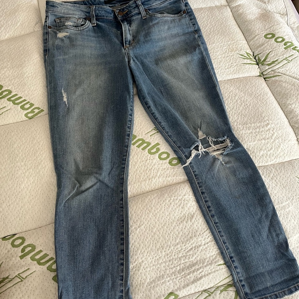 Joes Dana distressed cropped jeans